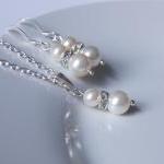 Pearl Jewelry Set - Swarovski Wedding Jewellery,..