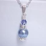 Purple Bridesmaid Jewelry - Tanzanite And Blue..