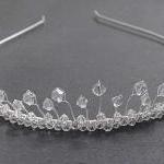 Wedding Tiara - Swarovski Crystal, Silver, Bridal..