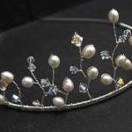 Bridal Hair Accessories - Wedding Tiara Freshwater..