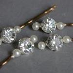Wedding Hair Accessories - Diamante And Pearl Hair..
