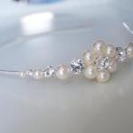 Wedding Headband, Bridal Headbands - Diamante..