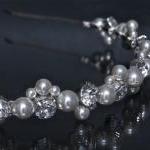 Pearl Headband / Diamante Stones And Pearls,..