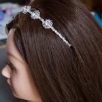 Wedding Tiara /wedding Headband - Silver Diamante..