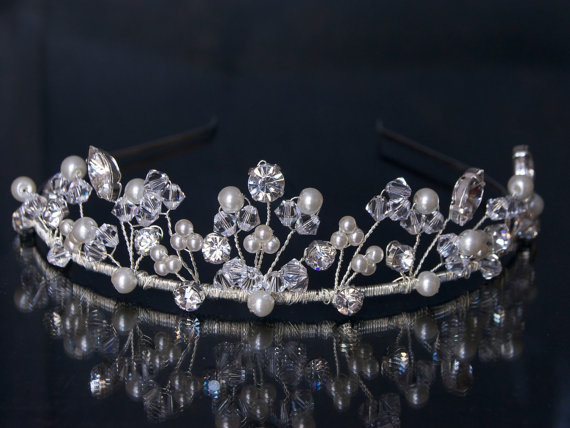 Crystals Tiara - Bridal Tiaras From The Uk, Handmade By Kerrie G
